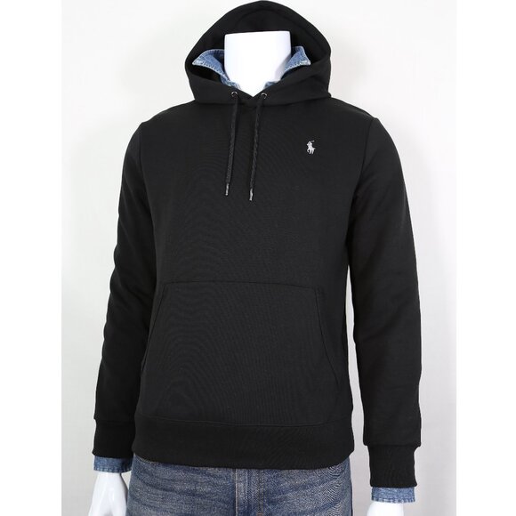 NWT Polo Ralph Lauren Men Pony CLSC Pullover Hoodie Sweatshirt Black MSRP $138 - Picture 1 of 2